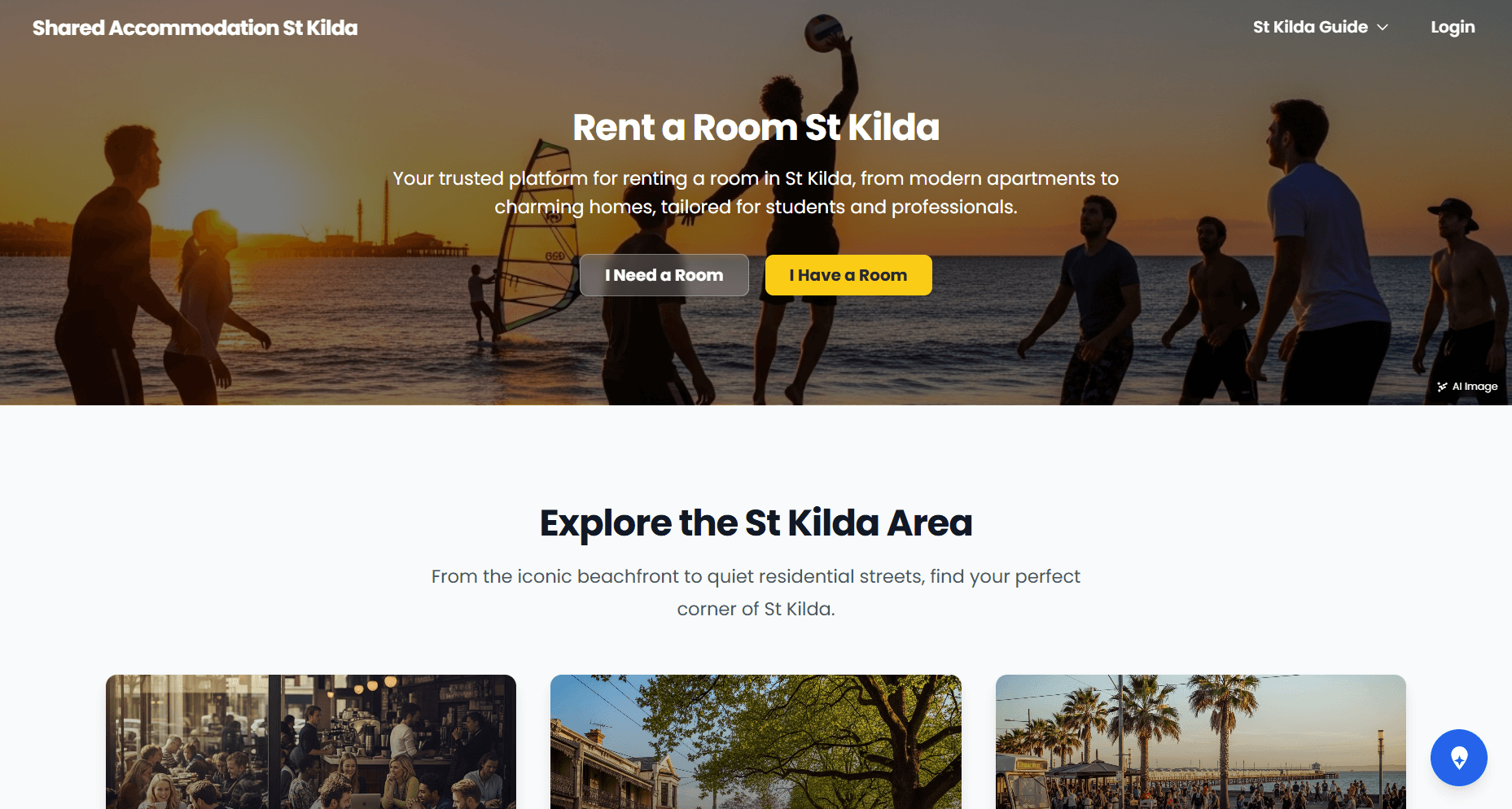 Shared Accommodation St Kilda - Marketplace Platform